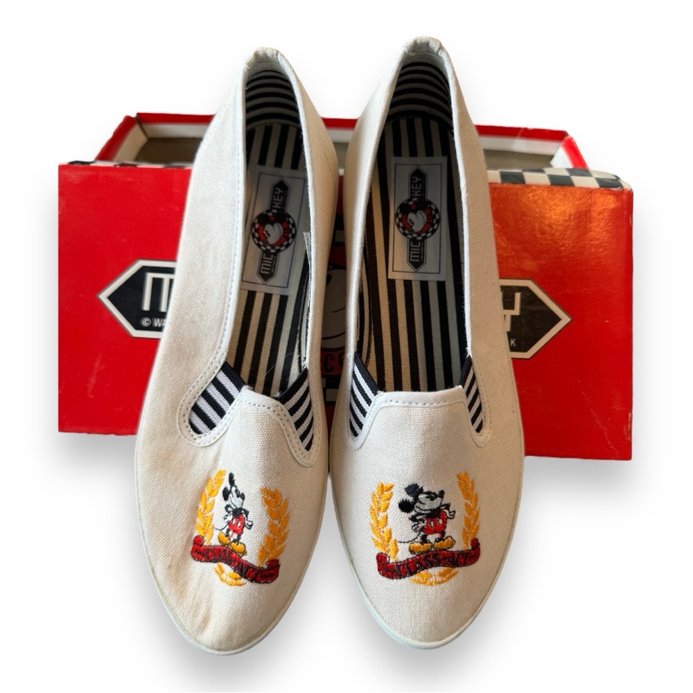 Vintage 90's Disney Mickey Mouse slip-ons